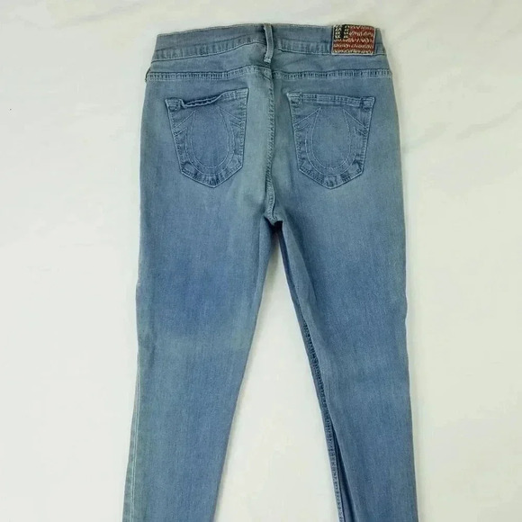 True Religion Sz 27 Brooklyn Embroidered USA Flag - Picture 1 of 10